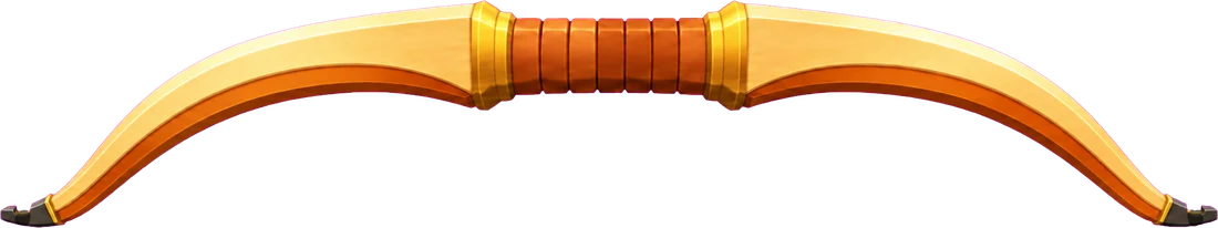 Sunwood bow with a warm wooden finish